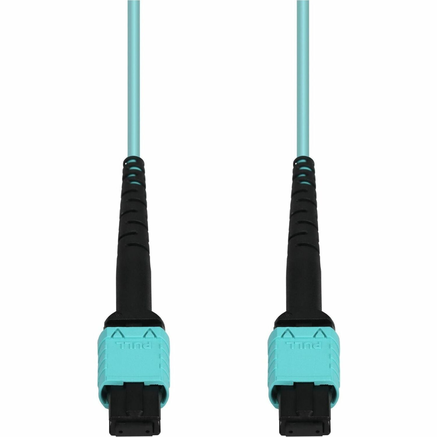 AddOn 10m MPO (Female) to MPO (Female) 12-Strand Aqua OM4 Straight Fiber OFNR (Riser-Rated) Patch Cable - ADD-MPOMPO-10M5OM4S