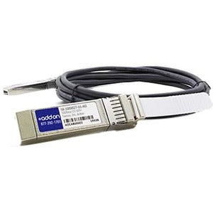 Brocade (Formerly) 58-1000027-01 Compatible TAA Compliant 10GBase-CU SFP+ to SFP+ Direct Attach Cable (Active Twinax, 3m) - 58-1000027-01-AO