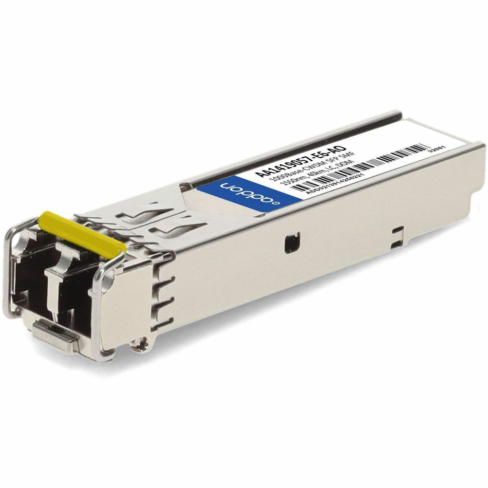 AddOn Avaya/Nortel AA1419057-E6 Compatible TAA Compliant 1000Base-CWDM SFP Transceiver (SMF, 1550nm, 40km, LC, DOM) - AA1419057-E6-AO