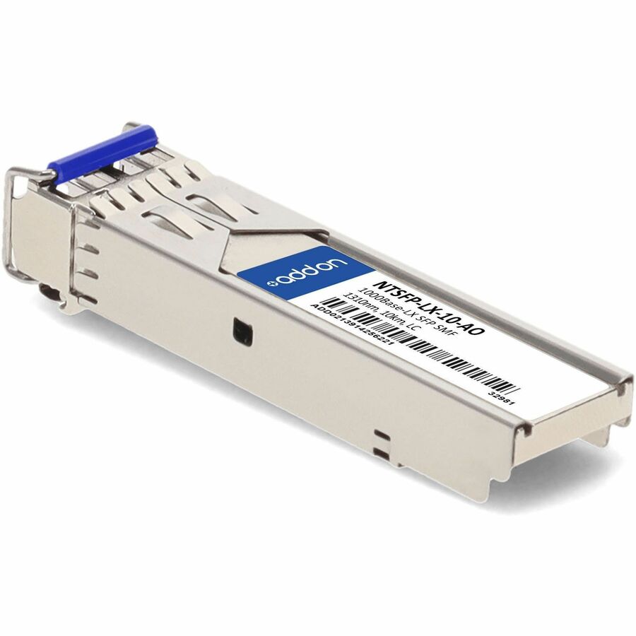 AddOn N-Tron NTSFP-LX-10 Compatible TAA Compliant 1000Base-LX SFP Transceiver (SMF, 1310nm, 10km, LC) - NTSFP-LX-10-AO