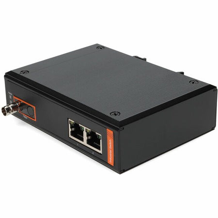 AddOn 2 10/100Base-TX(RJ-45) to 1 100Base-BXU(ST) SMF 1310nmTX/1550nmRX 20km Industrial Media Converter Switch - ADD-IFMC-BXU-1ST2