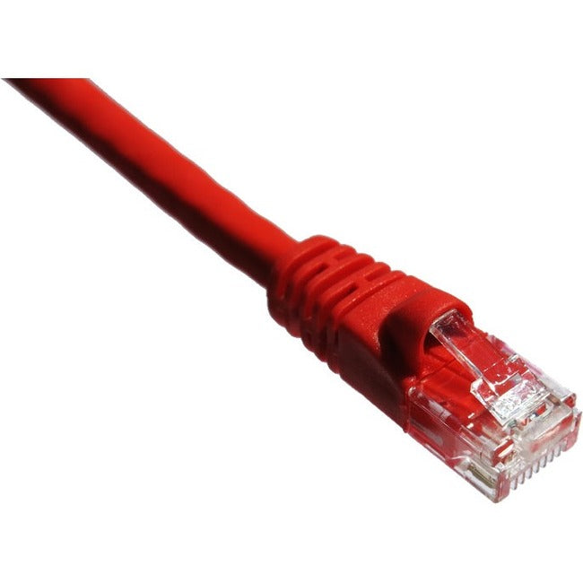 Axiom 50FT CAT5E 350mhz Patch Cable Molded Boot (Red) - C5EMB-R50-AX