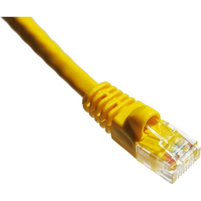 Axiom 10FT CAT5E 350mhz Patch Cable Molded Boot (Yellow) - C5EMB-Y10-AX