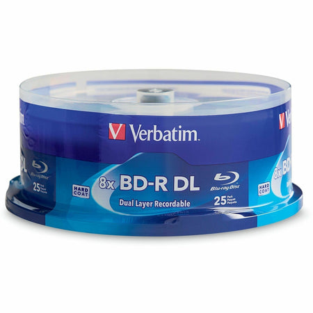 Verbatim BD-R DL 50GB 8X Verbatim, Hard Coat, 25pk Spindle - 98356