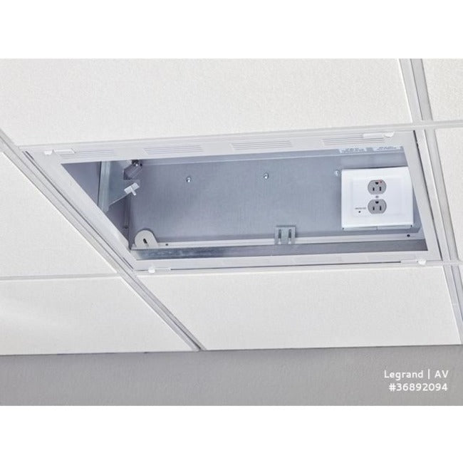 Chief 2' x 2' Suspended Ceiling Storage Box - White - CMS492