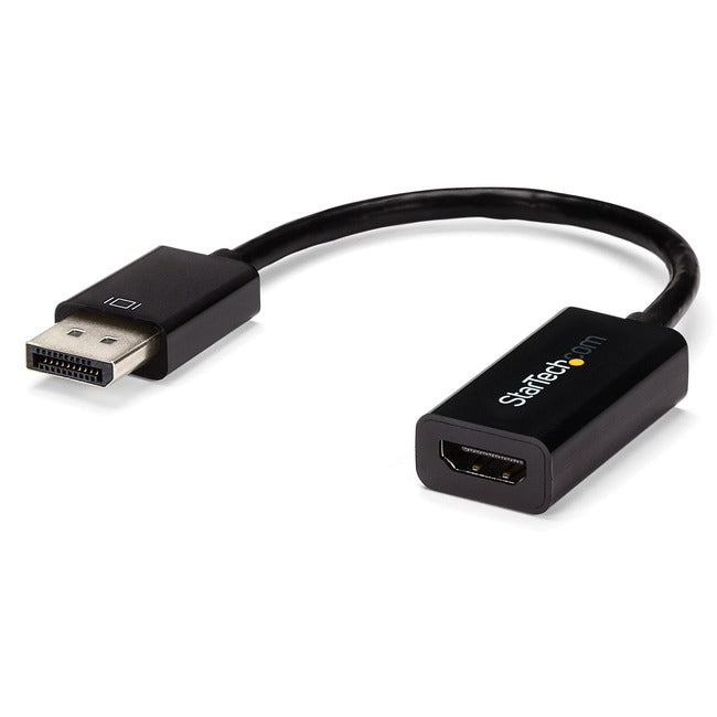 StarTech.com DisplayPort to HDMI Adapter, 4K 30Hz Active DP to HDMI Video Converter, Ultra HD DP 1.2 to HDMI 1.4 Monitor Adapter Dongle - DP2HD4KS