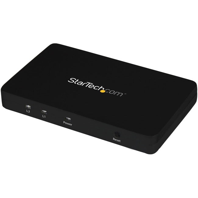 StarTech.com HDMI Splitter 1 In 2 Out - 4k 30Hz - 2 Port - Aluminum - HDMI Multi Port - HDMI Audio Splitter - ST122HD4K