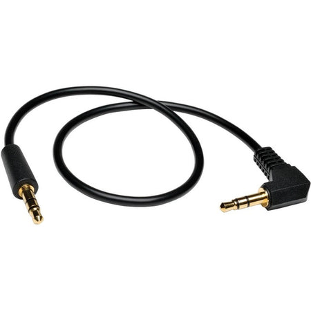 Eaton Tripp Lite Series 3.5mm Mini Stereo Audio Cable with one Right-Angle plug (M/M), 6 ft. (1.83 m) - P312-006-RA