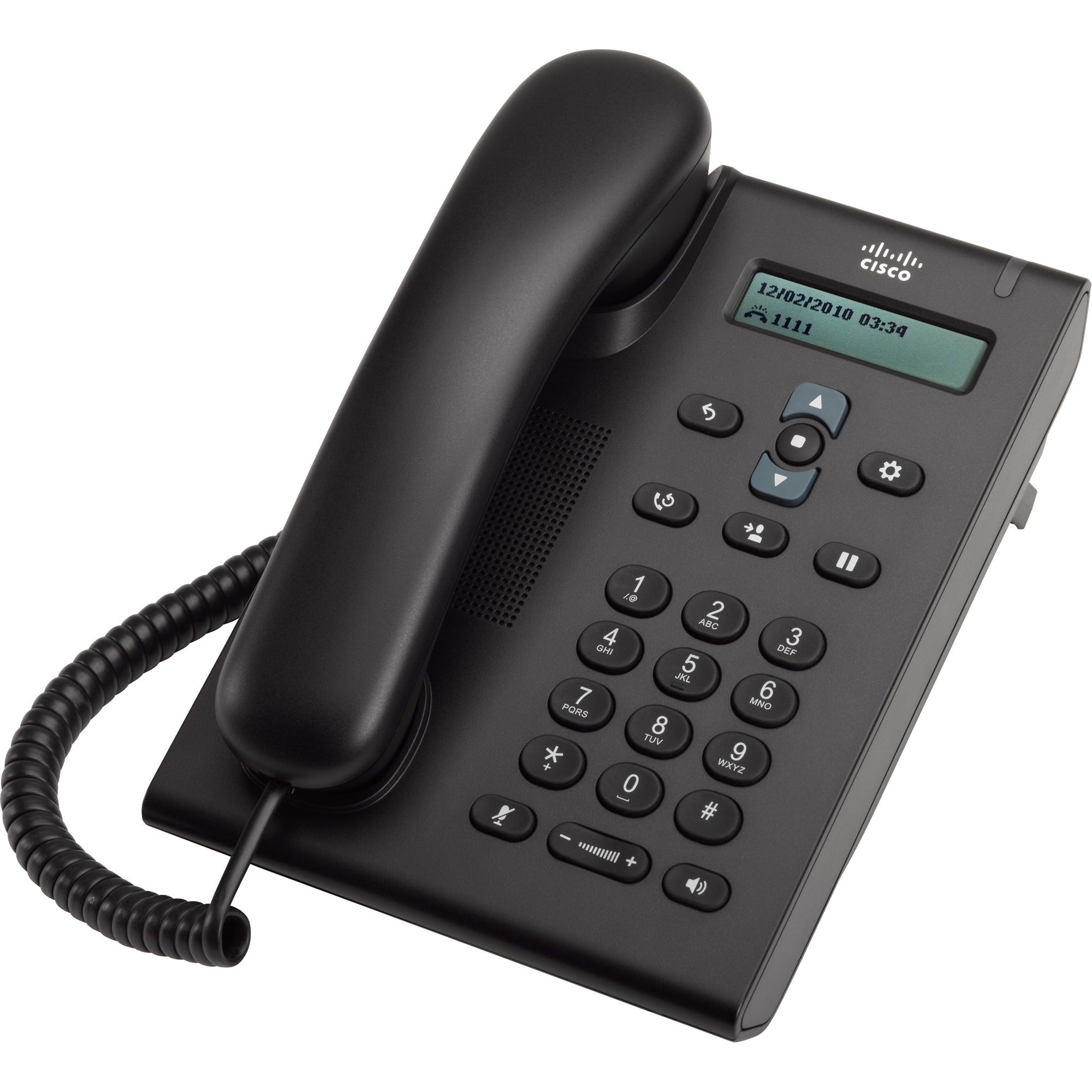 Cisco 3905 IP Phone - Refurbished - Wall Mountable, Desktop - Charcoal - CP-3905-RF