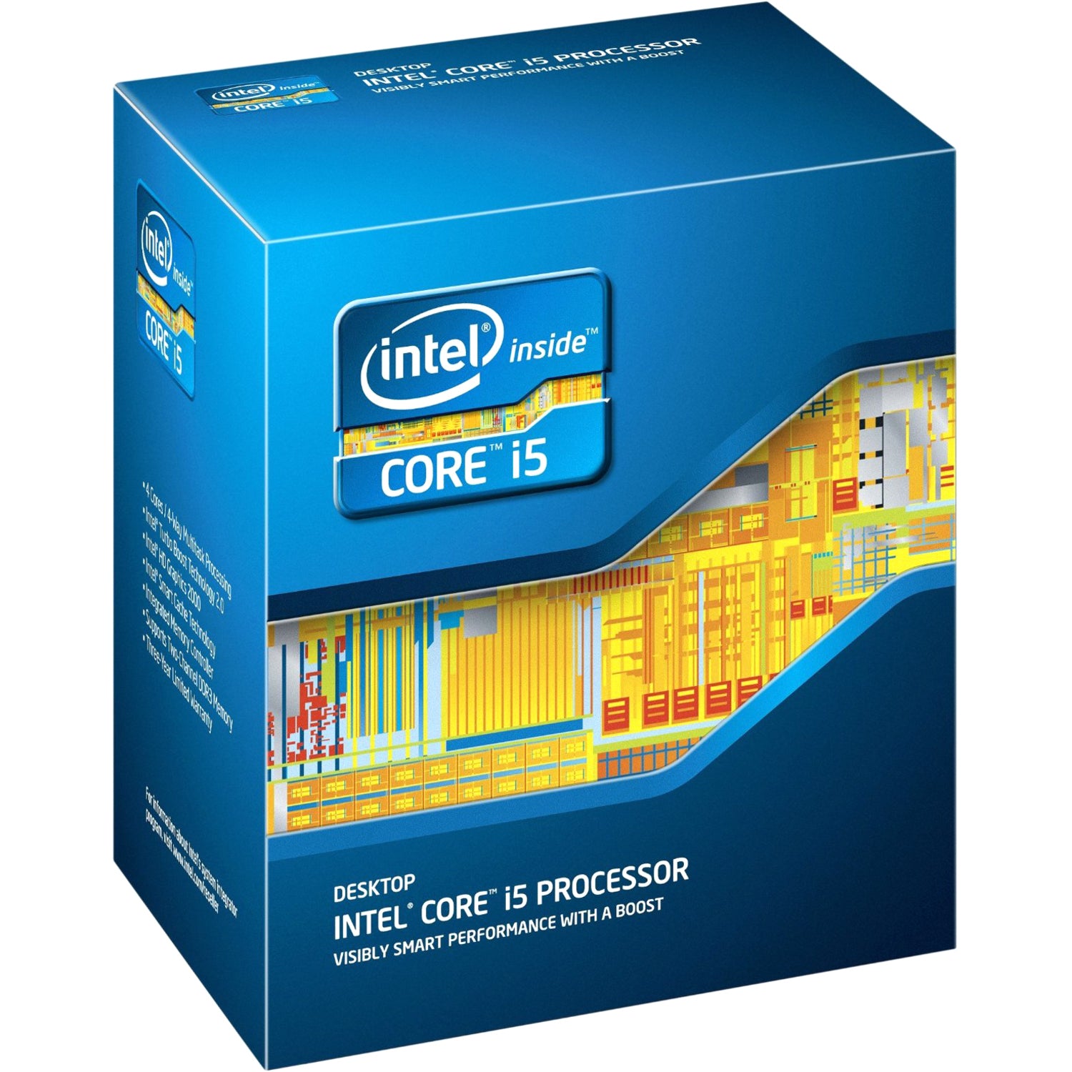 Intel-IMSourcing Intel Core i5 i5-3300 i5-3350P Quad-core (4 Core) 3.10 GHz Processor - Retail Pack - BX80637I53350P