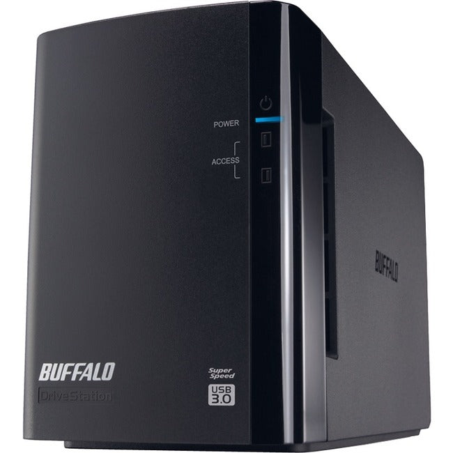 BUFFALO DriveStation Duo USB 3.0 2-Drive 4 TB Desktop DAS (HD-WH4TU3R1) - HD-WH4TU3R1