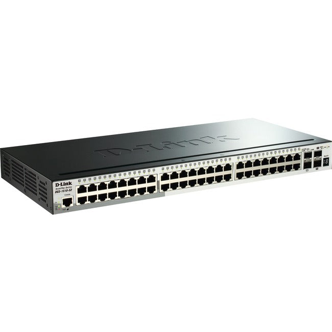 D-Link 52-Port Gigabit Stackable SmartPro Switch Including 4 10GbE SFP+ Ports - DGS-1510-52X