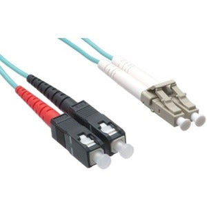 Axiom LC/SC 10G Multimode Duplex OM3 50/125 Fiber Optic Cable 6m - LCSC10GA-6M-AX