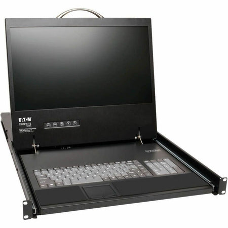 Tripp Lite by Eaton NetCommander 8-Port Cat5 KVM over IP Switch - 19 in. LCD 1 Remote + 1 Local User 1U Rack-Mount - B070-008-19-IP