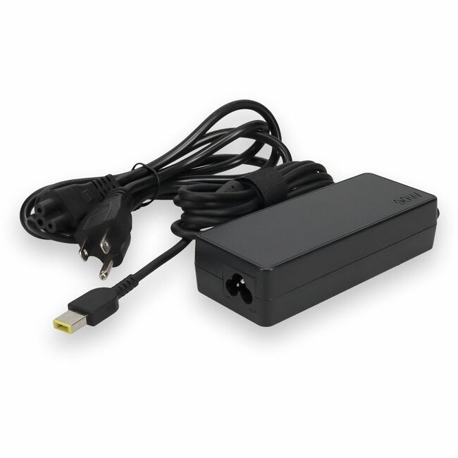 Lenovo 0B46994 Compatible 90W 20V at 4.5A Black Slim Tip Laptop Power Adapter and Cable - 0B46994-AA