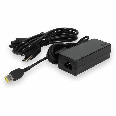 Lenovo 0B47455 Compatible 65W 20V at 3.25A Black Slim Tip Laptop Power Adapter and Cable - 0B47455-AA