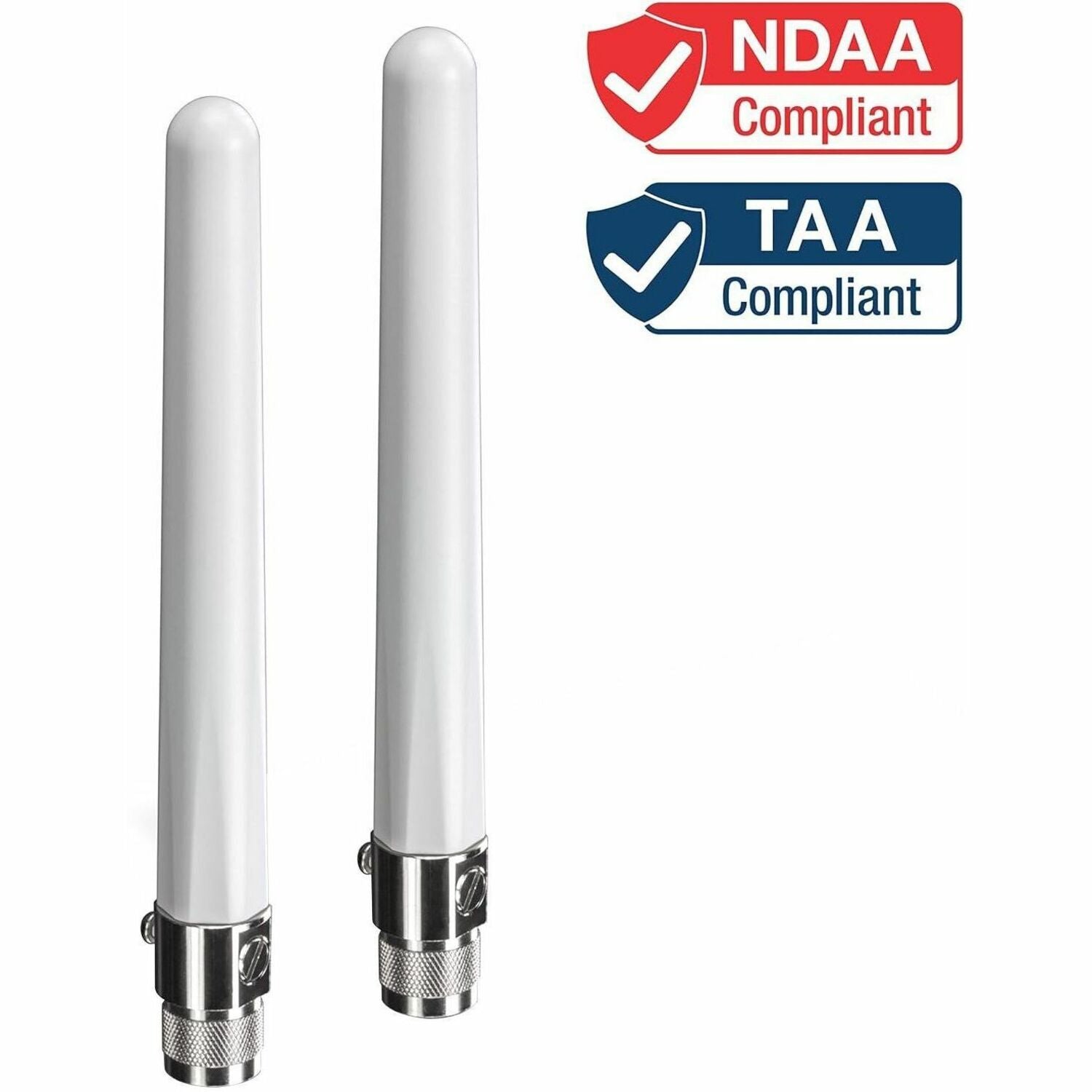 TRENDnet 4/6 dBi Surge Outdoor Dual Band Omni Antenna Kit; Replaceable Surge Protection Fuse; TEW-AO46S - TEW-AO46S