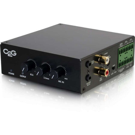 C2G 50W Audio Amplifier - Plenum Rated - 8 Ohm - 40880
