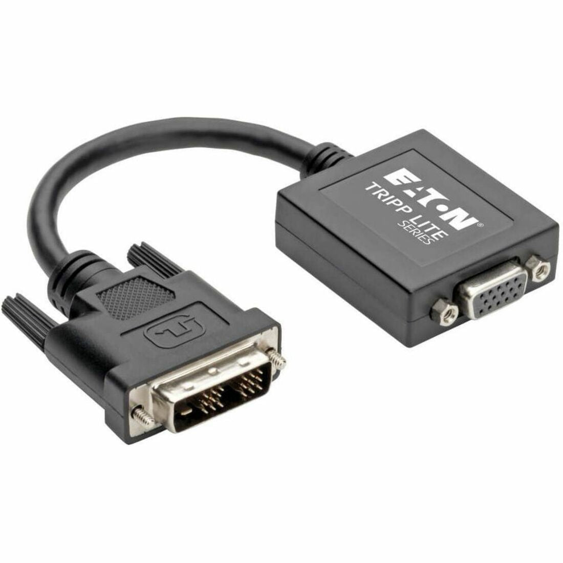 Eaton Tripp Lite Series DVI-D to VGA Active Adapter Converter Cable, 1920x1200, 6-in. (15.24 cm), TAA - P120-06N-ACT