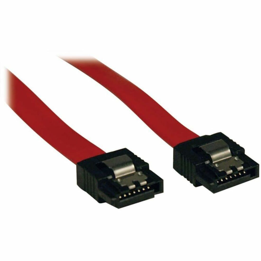 Eaton Tripp Lite Series Serial ATA (SATA) Latching Signal Cable (7Pin/7Pin), 12-in. (30.48 cm) - P940-12I