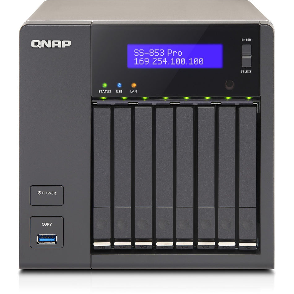 QNAP Turbo NAS SS-853 Pro NAS Server - SS-853-PRO-US