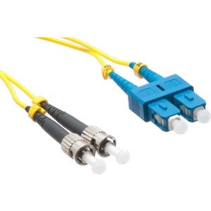 Axiom SC/ST Singlemode Duplex OS2 9/125 Fiber Optic Cable 9m - SCSTSD9Y-9M-AX