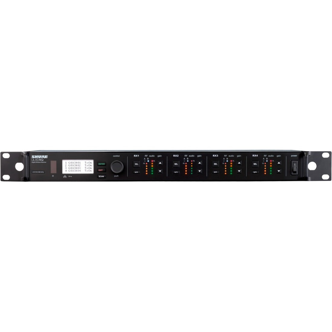 Shure Quad-Channel Digital Wireless Receiver - ULXD4Q-G50