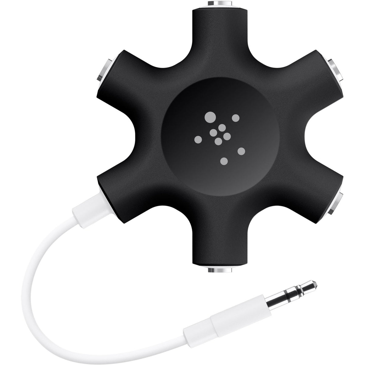 Belkin 5-Jack 3.5 mm Audio Headphone Splitter - F8Z274BTBLK