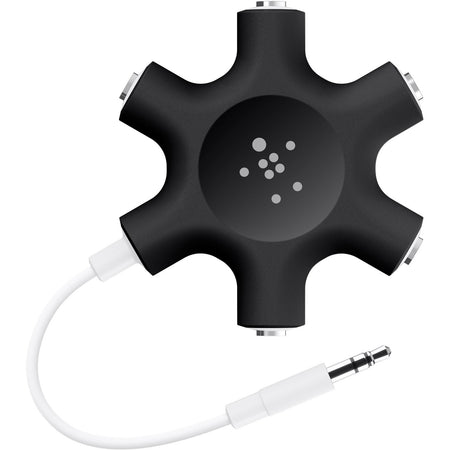 Belkin 5-Jack 3.5 mm Audio Headphone Splitter - F8Z274BTBLK