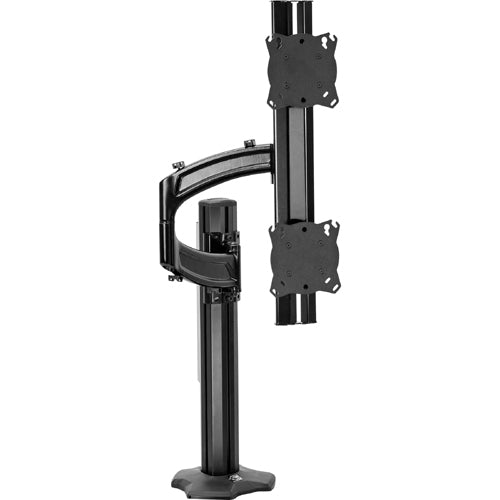 Chief Kontour K4 1x2 Display Dual Arm Mount - For Displays 19-24" - Black - K4G120B