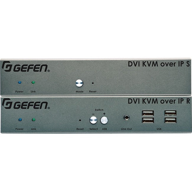 Gefen DVI KVM over IP w/ Local DVI Output - Sender Unit Package - EXT-DVIKVM-LAN-LTX