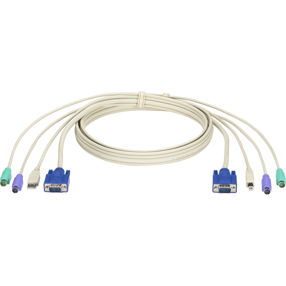 Black Box KVM CPU Cable - DT Pro Series, VGA, PS/2, 9-ft. (2.7-m) - EHN7001213UVP-0009