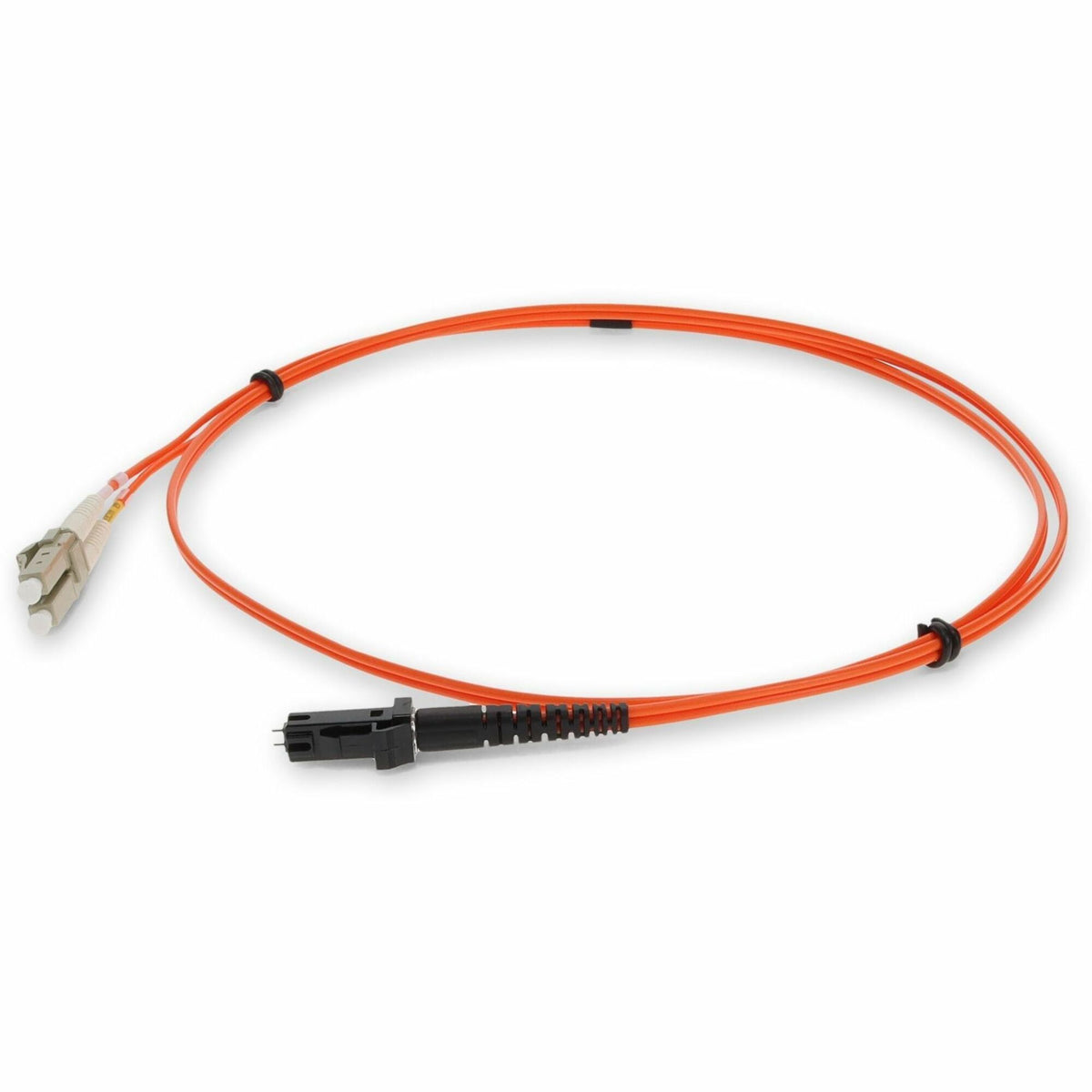 AddOn 1m LC to MT-RJ Orange OM1 Duplex OFNR (Riser-Rated) MMF Fiber Patch Cable - ADD-LC-MT-1M6MMF