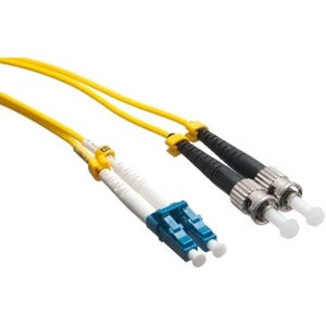 Axiom LC/ST Singlemode Duplex OS2 9/125 Fiber Optic Cable 9m - LCSTSD9Y-9M-AX