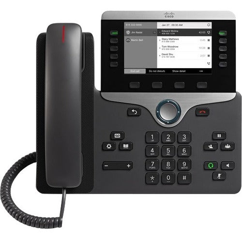Cisco 8811 IP Phone - Corded - Wall Mountable - Black - CP-8811-K9=