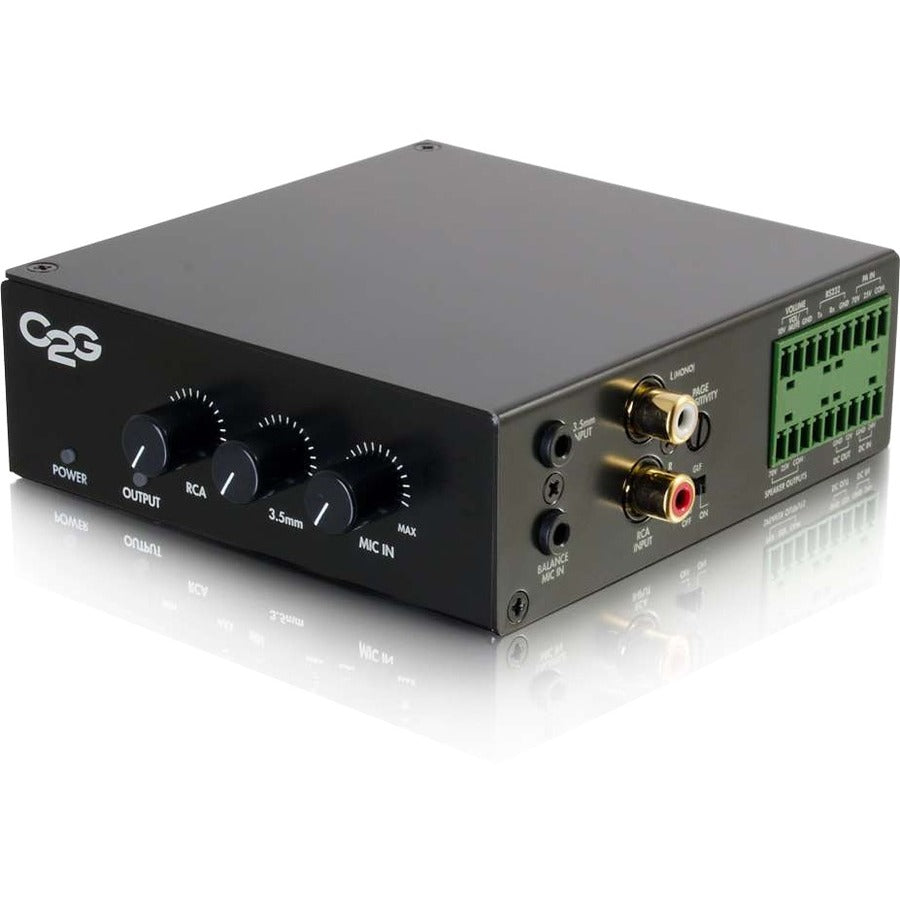 C2G 50 Watt Audio Amplifier - 25/70V - Plenum Rated - 40881