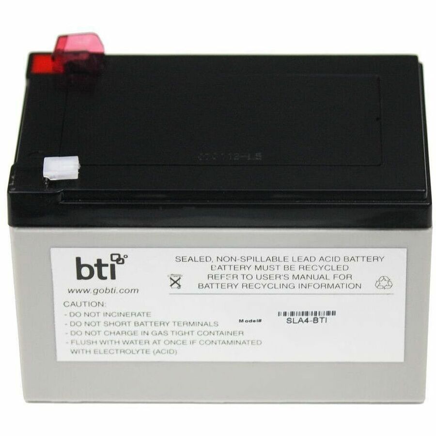 BTI RBC4-SLA4-BTI SEALED LEAD ACID BATTERY FOR APC - 2yr Warranty - BE750BB, BE750BBX450, BK650M, BK650MC, BK650MI, BK650MUS, BK650X06, BP500JPNP, BP650IPNP, BP650PNP - RBC4-SLA4-BTI