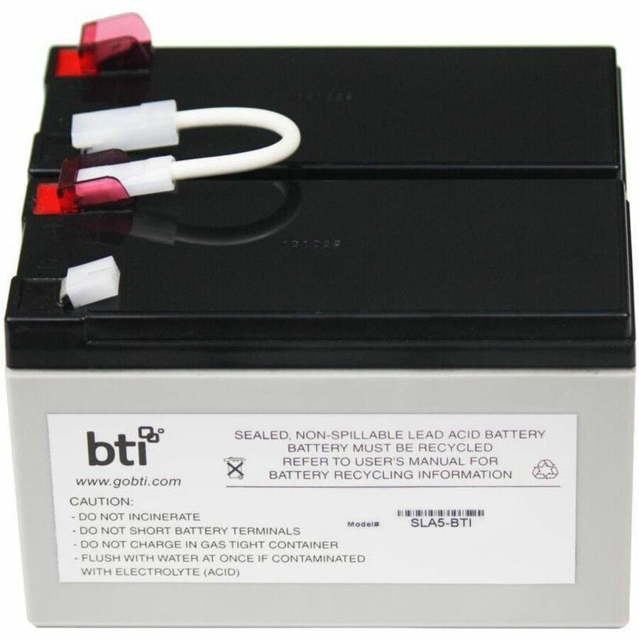 BTI RBC5-SLA5-BTI SEALED LEAD ACID BATTERY FOR APC - 2yr Warranty - SU450INET, SU450NET, SU700, SU700BX120, SU700I, SU700IBX120, SU700INET, SU700NET, SU700X93 - RBC5-SLA5-BTI