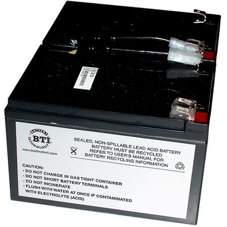 BTI RBC6-SLA6-BTI SEALED LEAD ACID BATTERY FOR APC - 2yr Warranty - BP1000, BP1000I, BP1100, SMT1000, SMT1000C, SMT1000I, SU1000, SU1000BX120, SU1000I, SU1000INET - RBC6-SLA6-BTI