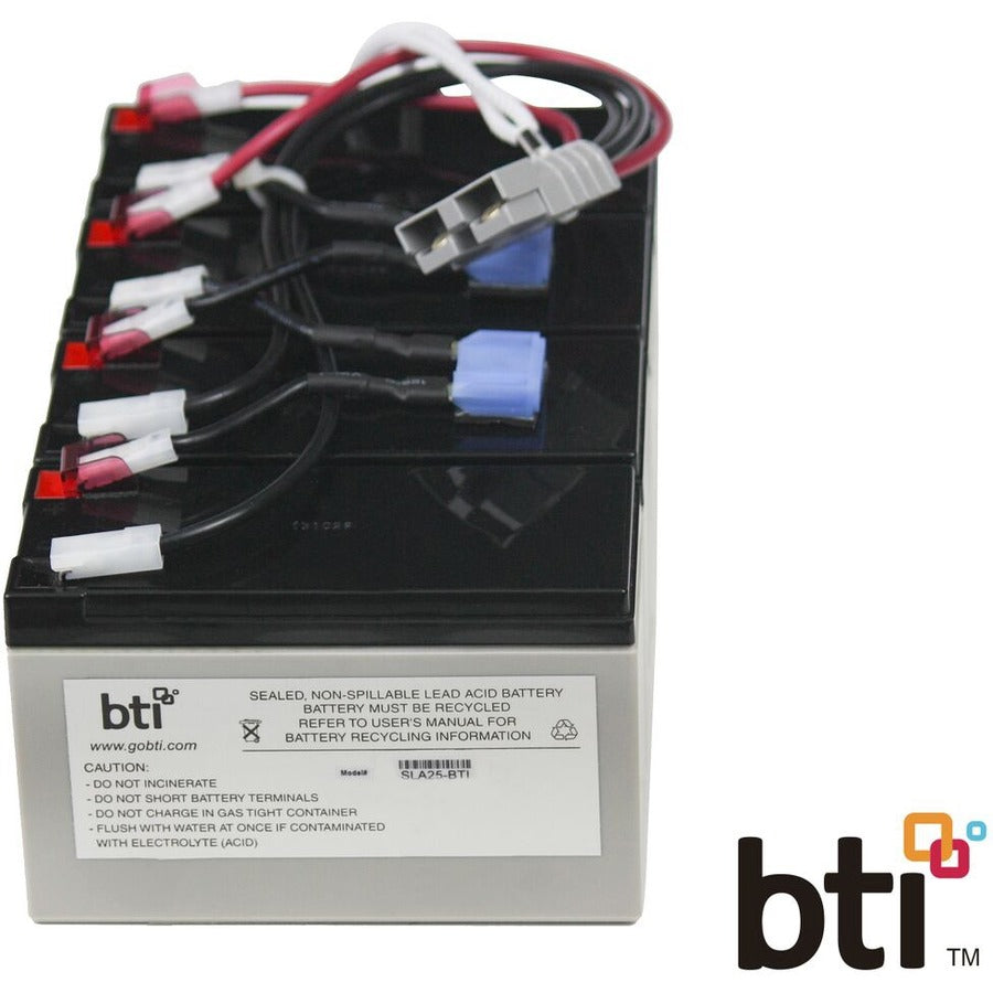 BTI Replacement Battery RBC25 for APC - UPS Battery - Lead Acid - RBC25-SLA25-BTI