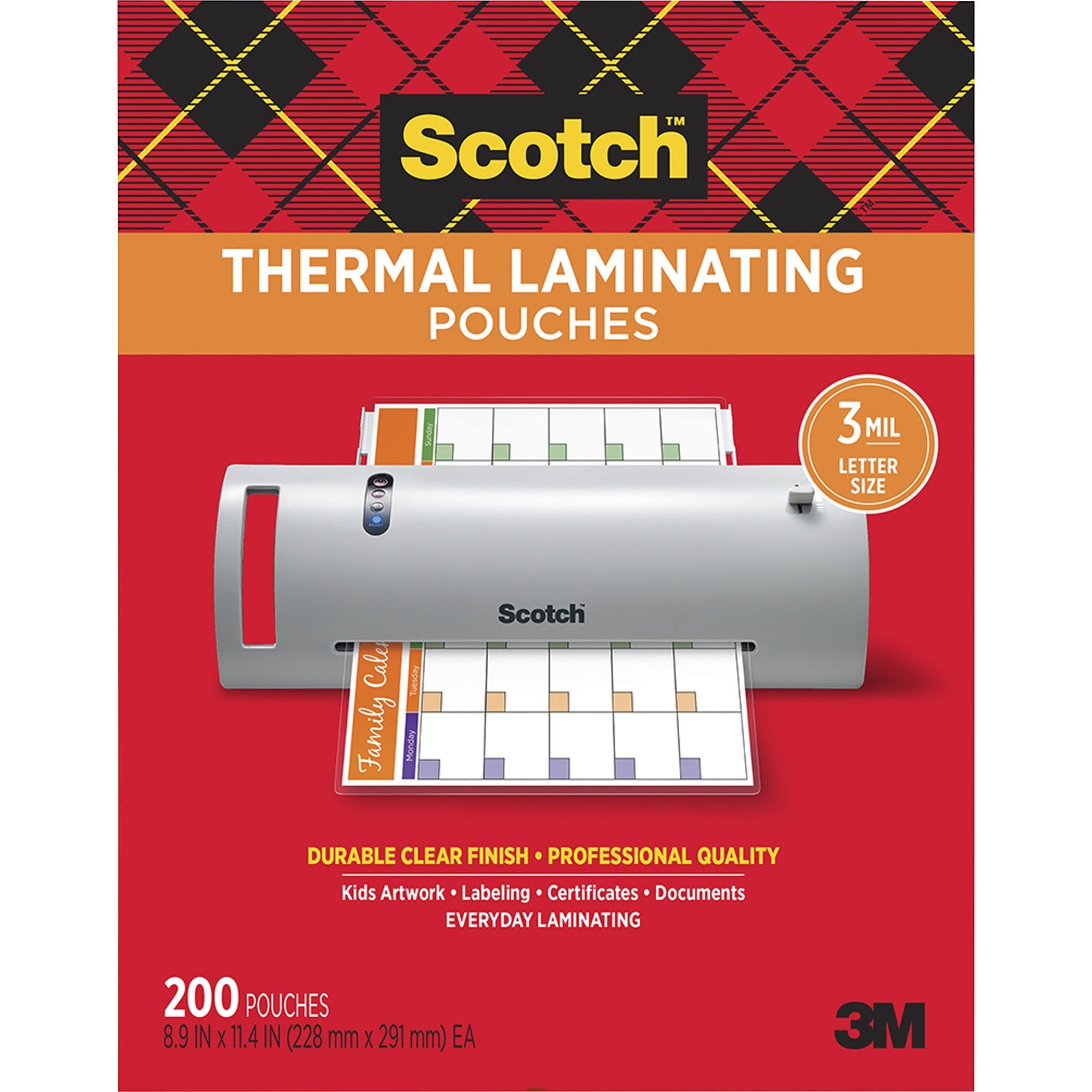 Scotch Thermal Laminating Pouches - TP3854200