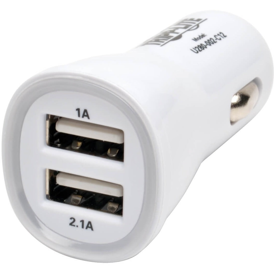 Eaton Tripp Lite Series Dual-Port USB Tablet / Phone Car Charger, 5V 3.1A / 15.5W - U280-002-C12