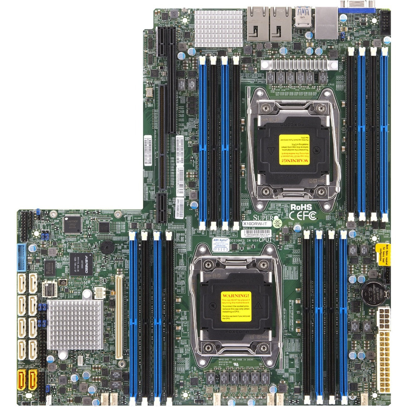 Supermicro X10DRW-iT Server Motherboard - Intel C612 Chipset - Socket LGA 2011-v3 - Proprietary Form Factor - MBD-X10DRW-IT-O