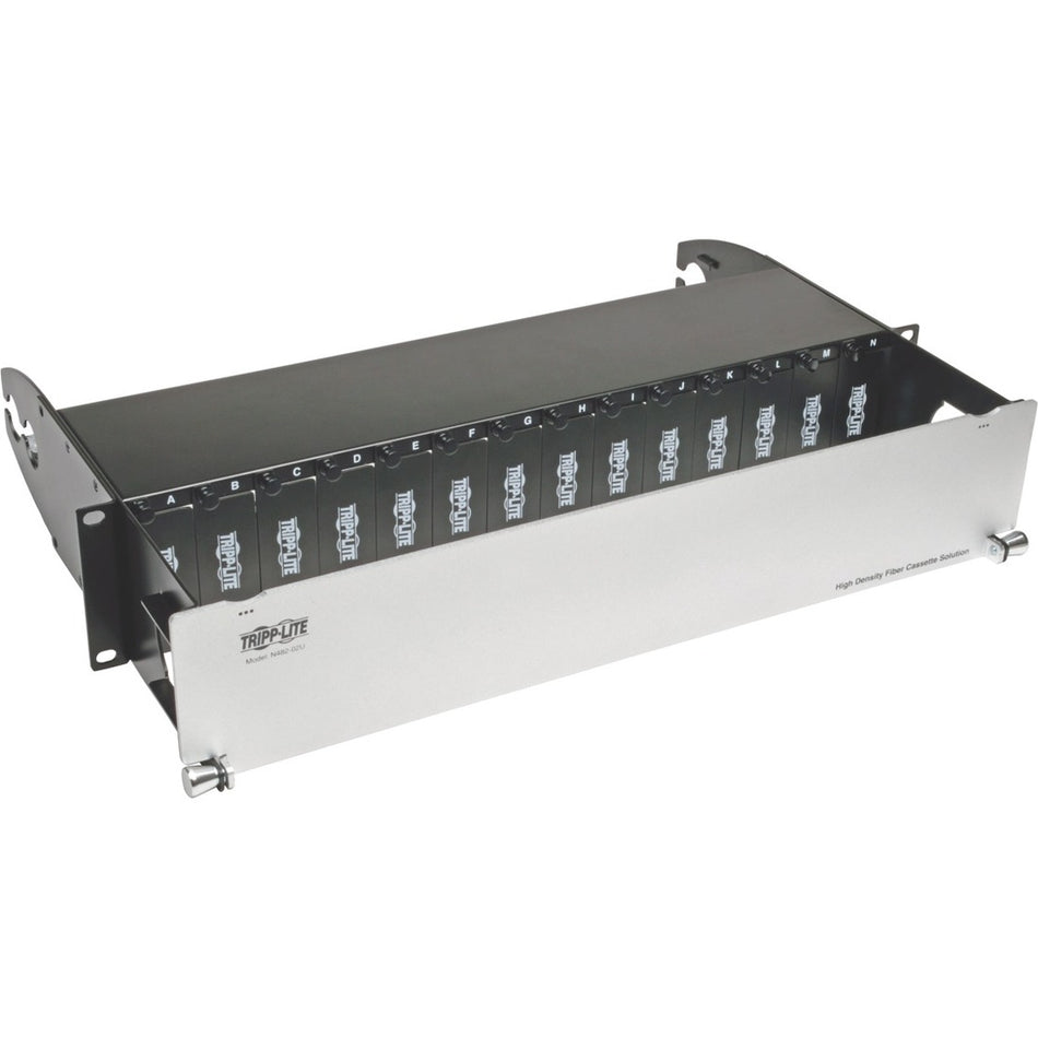 Eaton Tripp Lite Series Enclosure for 14 High-Density Fiber Cassettes, 2U - N482-02U