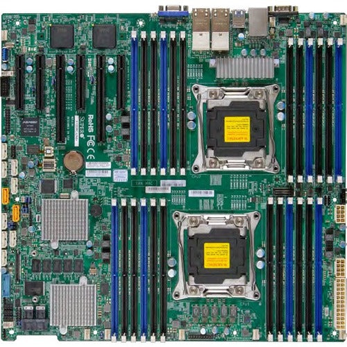 Supermicro X10DRi-T4+ Server Motherboard - Intel C612 Chipset - Socket LGA 2011-v3 - Enhanced Extended ATX - MBD-X10DRI-T4+-B