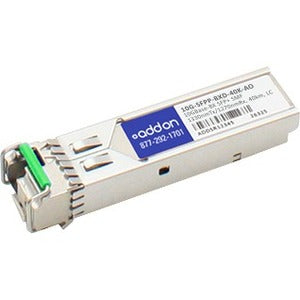 Brocade (Formerly) 10G-SFPP-BXD-40K Compatible TAA Compliant 10GBase-BX SFP+ Transceiver (SMF, 1330nmTx/1270nmRx, 40km, LC, DOM) - 10G-SFPP-BXD-40K-AO