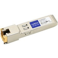 AddOn Delta LCP-1250RJ3SR Compatible TAA Compliant 10/100/1000Base-TX SFP Transceiver (Copper, 100m, RJ-45) - LCP-1250RJ3SR-AO