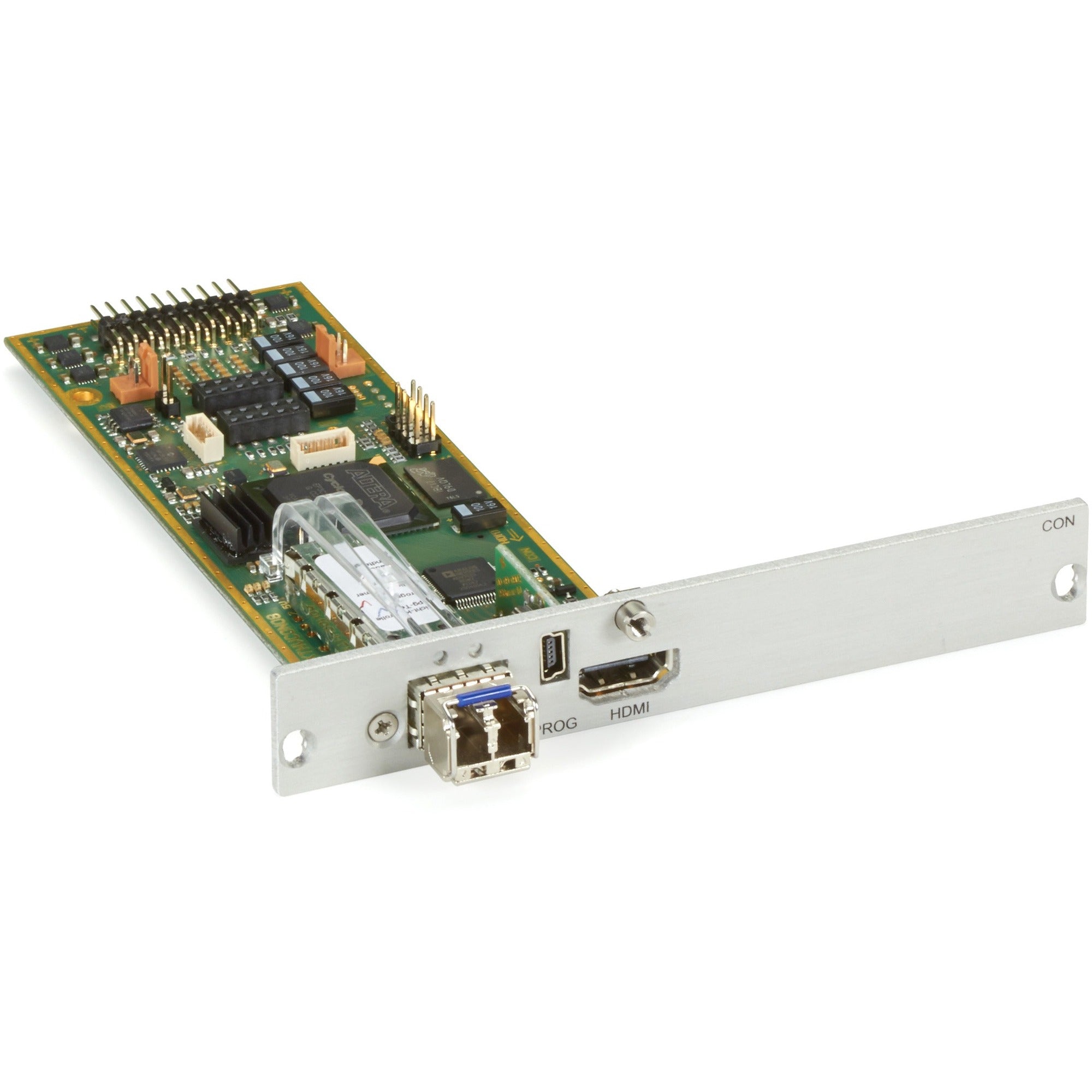 Black Box DKM FX Modular KVM Extender Receiver Expansion Card - HDMI, Single-Mode Fiber - ACX1MR-HDO-SM