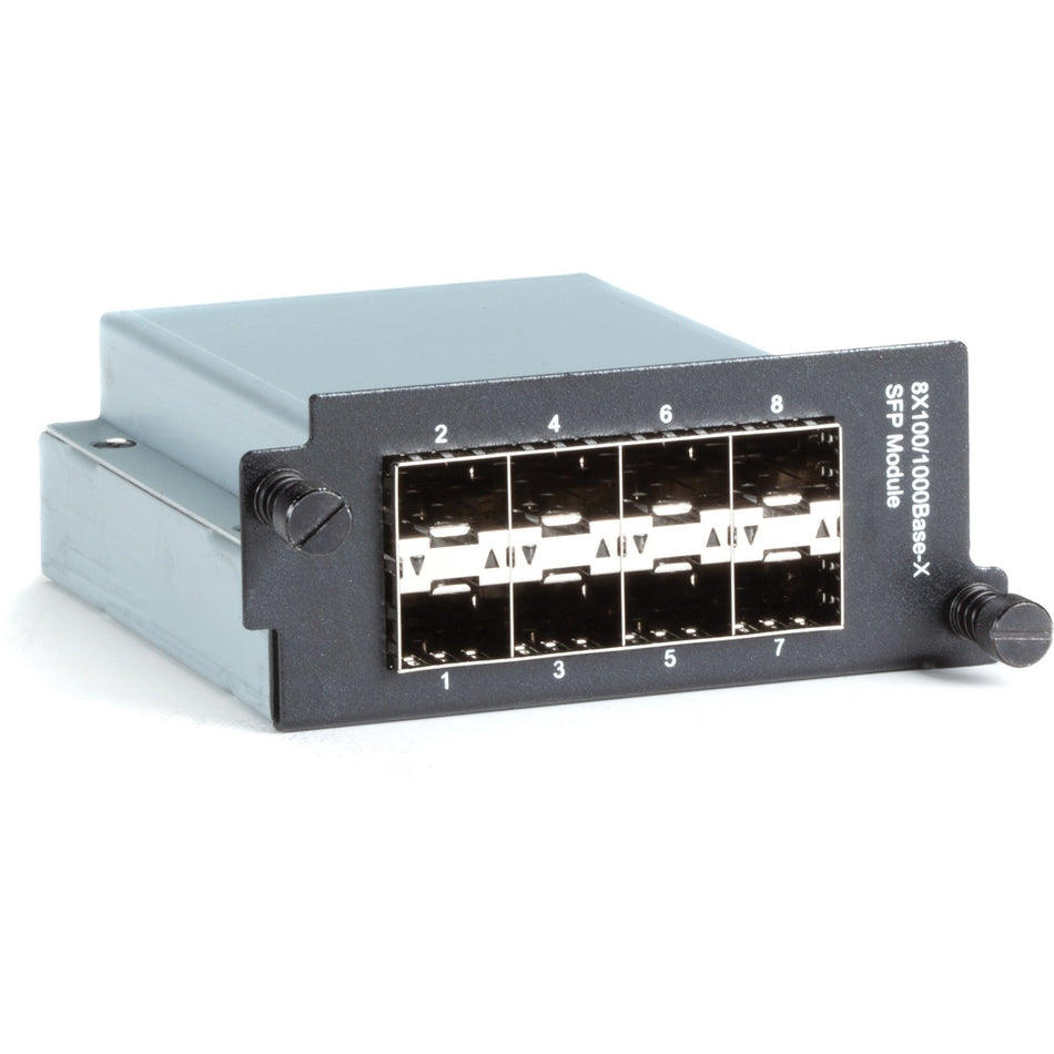 Black Box HRD Switch Module - (8) 100/1000Mbps, SFP - LE2721C