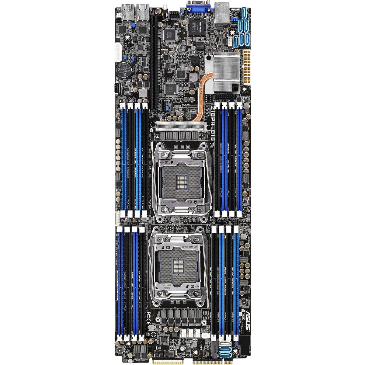 Asus Z10PH-D16 Server Motherboard - Intel C612 Chipset - Socket LGA 2011-v3 - Half SSI - Z10PHD16